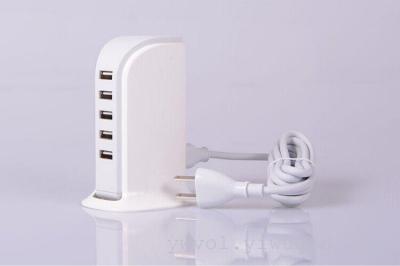 5 port USB fast charging adapter plug smart phone digital electronic products US regulatory compliance