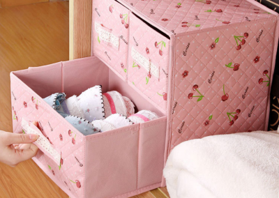 Special Offer Free Shipping Multi-Color Selection Large Thickened Two-Layer Three-Drawer Storage Box Underwear Panty Socks Storage Box