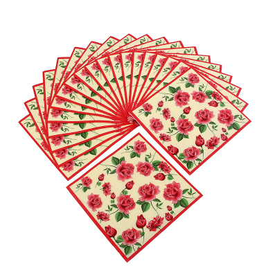 Printed Napkin/Factory Direct Sales Wholesale Colored Napkin, Handkerchief Paper