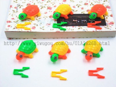 Mini Tortoise Manual Plastic Kid's toy Free gift Tingli