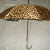 Fresh Satin Parasol Personality Leopard Print Umbrella Long Handle Umbrella Super UV Protection