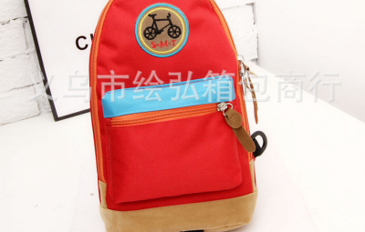 Manufacturers direct production of new men's and women's fashion bicycle chest bag advertising print custom wholesale