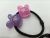 New Colorful Beads round Beads Rubber Band Hair Ring High-End Hair Accessories Colorful Bead