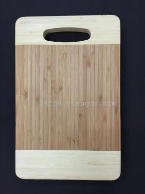 Factory direct stock a high quality pressure double-color bamboo cutting boards