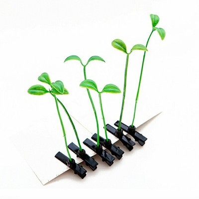 Wholesale women and children act loving artifact funny pea sprouts sprouts simulation head grass hairpin