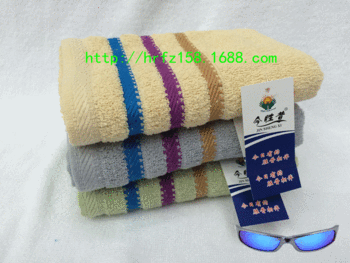 Direct manufacturers 14 weak twist three plain ribbon suspended advertising gift towel towel towel