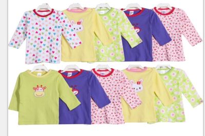 Baby's Cotton Suit Long-Sleeved T-shirt + Pp Trousers Thin Underwear 2 Sets