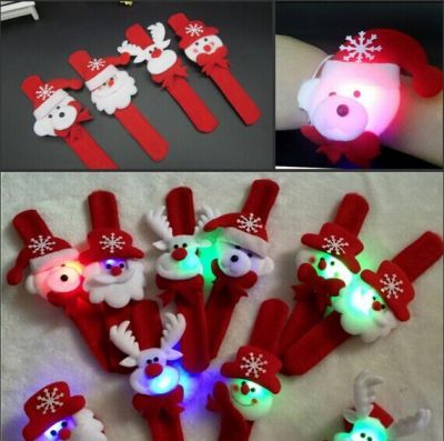 Christmas gift Children LED glow Patter ring QQ ring