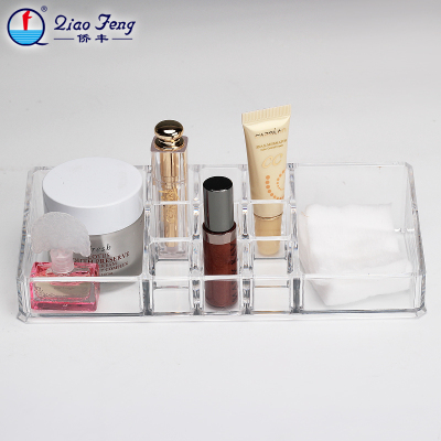 Qiaofeng jewelry tabletop case perfume top transparent curtain box 1067