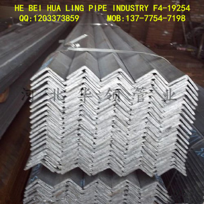 Galvanized hualing factory exports a large number of hot dip galvanized steel small Angle steel and perforated Angle iron