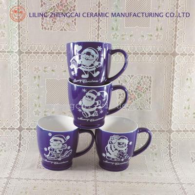 Christmas Mug Color-glazed ceramic Cup cup water Cup Stock cup