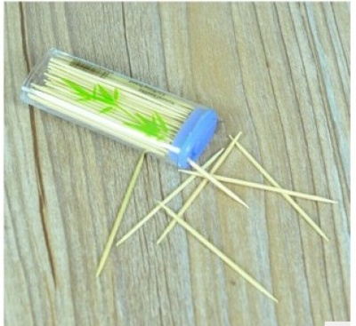 Natural environmental protection with portable toothpick lighter toothpick box bamboo toothpick 20g.