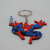 PVC blue and red spider man handsome fashion vivid three-dimensional soft key pendant factory