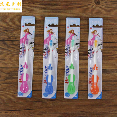 Violin children's toothbrush 4 colors