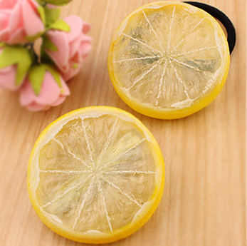 Korean style fresh lemon wind field Harajuku hairpin, ring 15