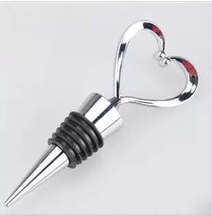 Zinc Alloy Heart-Shaped Wine Stopper Wine Stopper Wine Preservation Stopper Wine Stopper Wine Bottle Cap