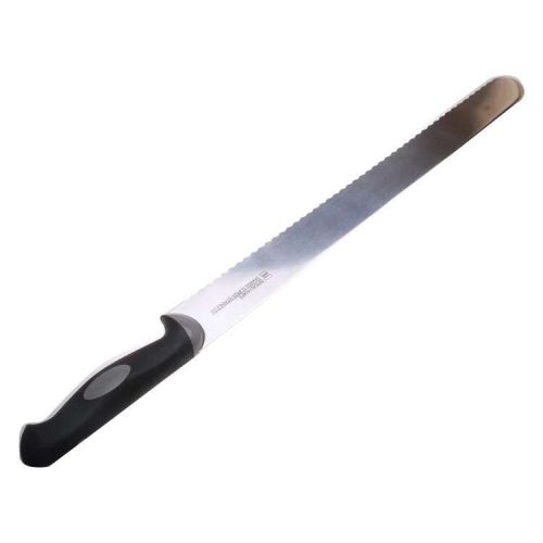 saw knife （two-color plastic handle） bread knife cake serrated knife west point cutter