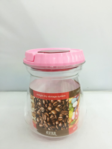 new plastic sealed cans storage cans easy-to-buckle sealed cans 800ml 13- 1540