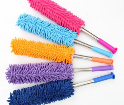 Supply multi color Chenille duster Auto duster manufacturer custom stainless steel home cleaning duster