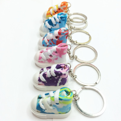 Camouflage simulation help small mini high shoes shoes Keychain pendant Pendant Gift wholesale factory outlets