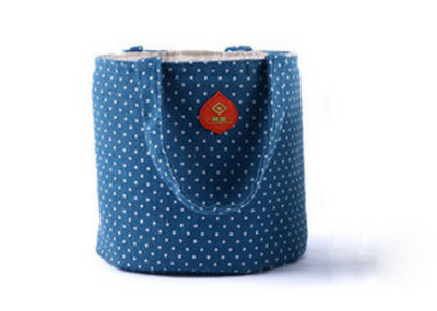 2014 the latest fashion korea round little lunch box bag waterproof bag rope pulling board