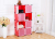 Assembled Cabinet Home Storage Plastic Ketong Assembled Cabinet Simple Children's Storage Cabinet DIY Cartoon
