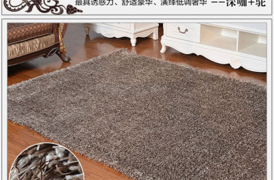 New Super Thick Stretch Silk Carpet Factory Direct Sales Floor Mat Living Room Coffee Table Bedroom Bedside Carpet