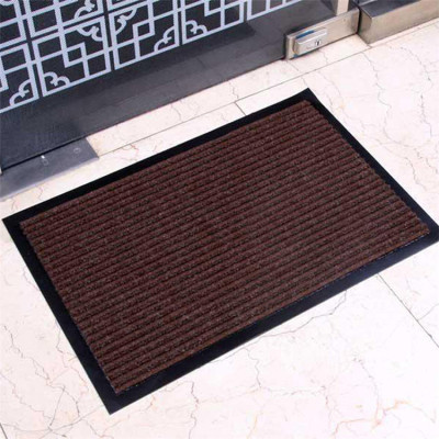 Daifa Carpet Factory Direct Sales Doorway Floor Mat Earth Removing Mat Double Stripe Entrance Entrance Entrance Non-Slip Dust Removal Green Mat