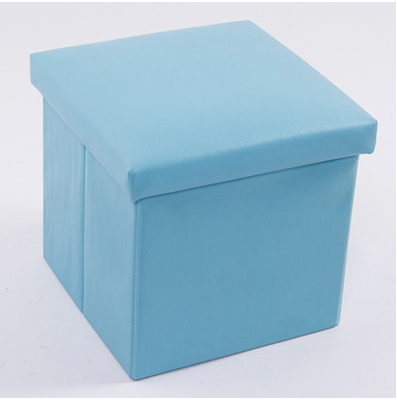 Multifunctional foldable storage box box simple leather shoes stool for daily necessities in Yiwu