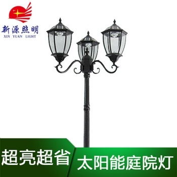 Solar garden lamp integrated road lamp LED solar outdoor double double courtyard lamp
