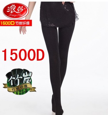 Lonza Autumn winter new 1500D bamboo charcoal fiber cotton comfortable warm leggings