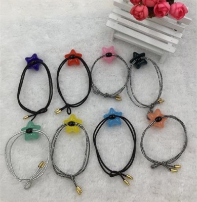 Korean Style Popular Hair Band Headdress Taobao Sellers Popular Candy Color Series Hair Rope Hair Accessories Factory Wholesale