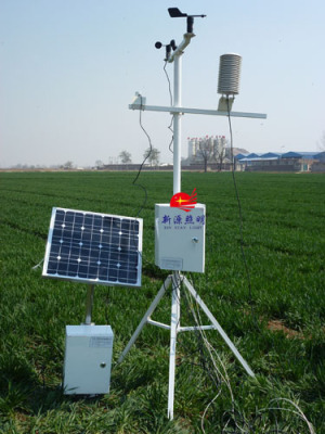 Agricultural meteorological station solar powered GPRS wireless transmission 9 elements