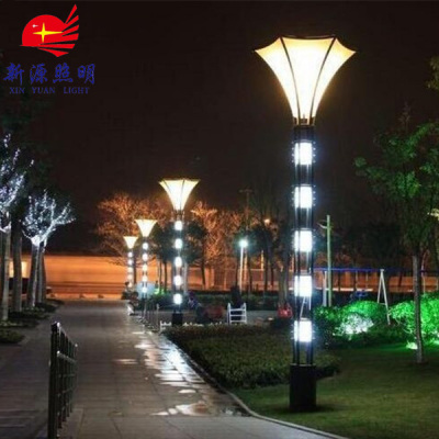 Outdoor Landscape Lamp LED Garden Lamp Square Scenic Spot Road Lamp Outdoor High Pole Street Lamp