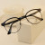 Round glasses retro metal round glasses Korean female faces with the finished glasses frame size