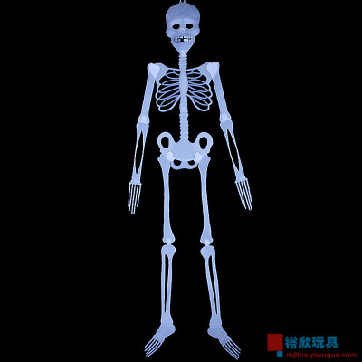 638 skeleton tricky toys Halloween bar decoration luminous skeleton
