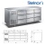 Nine-Drawer Air Cooling Worktable Commercial Refrigerated Table Stainless Steel Freezer