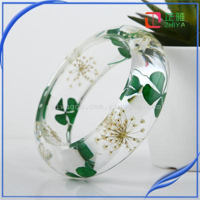 Crystal bracelet handmade flower AB resin resin jewelry accessories