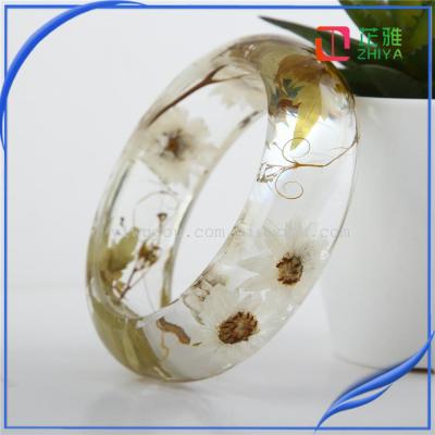 Crystal bracelet handmade flower AB resin resin jewelry accessories