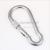9mm with Nut Spring Hook Iron Pear-Shaped Climbing Button Carabiner