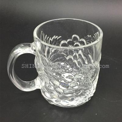 The popular grape flower height glass cup grape flower glass beer glass cup