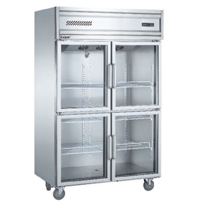 Four-Door Display Cabinet Freezer Freezer Kitchen Freezer Commercial Refrigerator