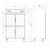 Four-Door Display Cabinet Freezer Freezer Kitchen Freezer Commercial Refrigerator