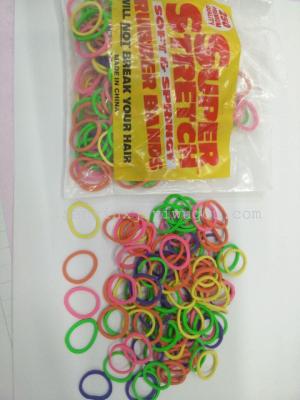 Rubber bands, Rubber rings, small colored Rubber bands, and jewelry Rubber bands