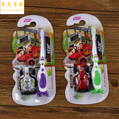 Clean and protect teeth toothbrush cartoon handle a car W-03E