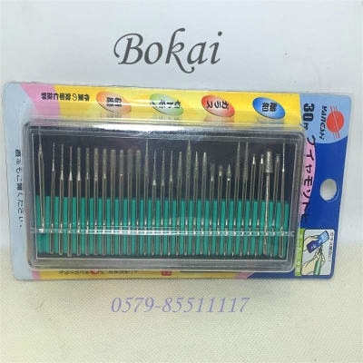 30PC diamond grinding head grinding grinding quality of electroplated diamond rod electric bistrique