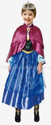 Cinderella Princess Ann frozen ice skirt child theatrical costumes