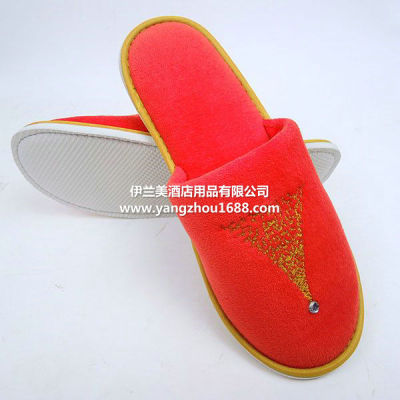 Factory wholesale price hotel disposable slippers nap hotel slippers