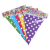 Birthday party decorations Hanging dots triangle flag 
