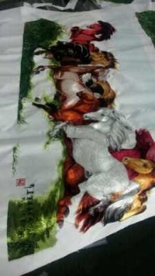 Chinese wind of Chinese traditional embroidery craft picture Bajun off decorative painting